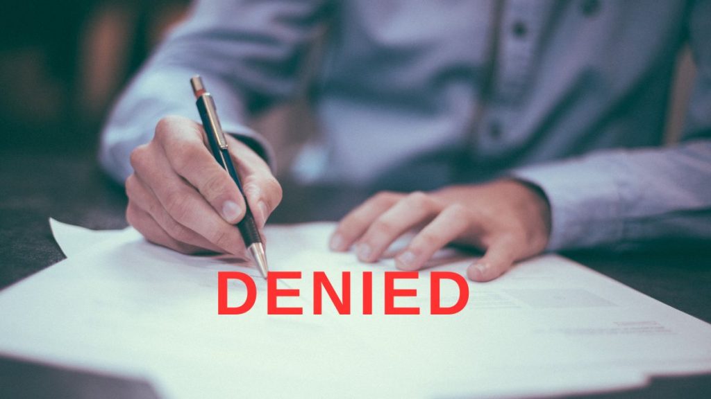 Business Loan Denial